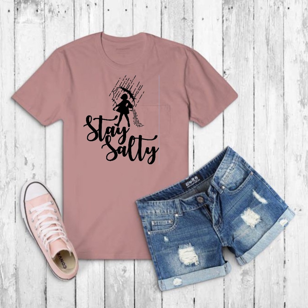 Stay salty custom tee